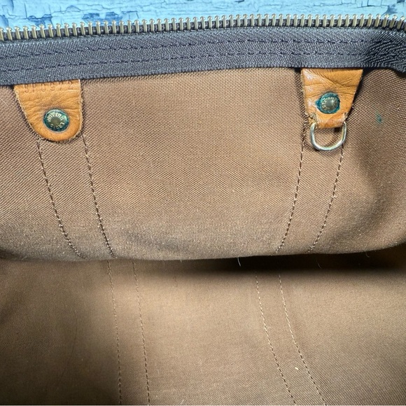 Louis Vuitton Keepall 45 brown monogram canvas leather travel duffle bag - Picture 12 of 12